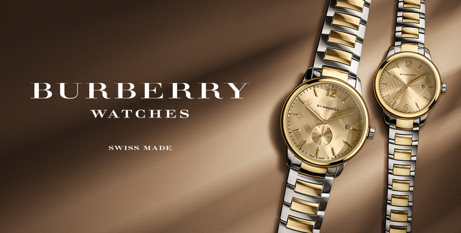 Burberry couple watches Clearance
