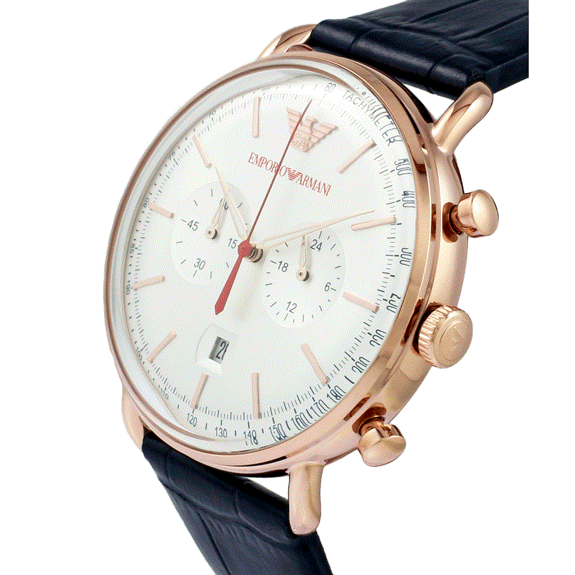 Emporio Armani AR11123 Aviator Chronograph Mens Watch STREETWISE