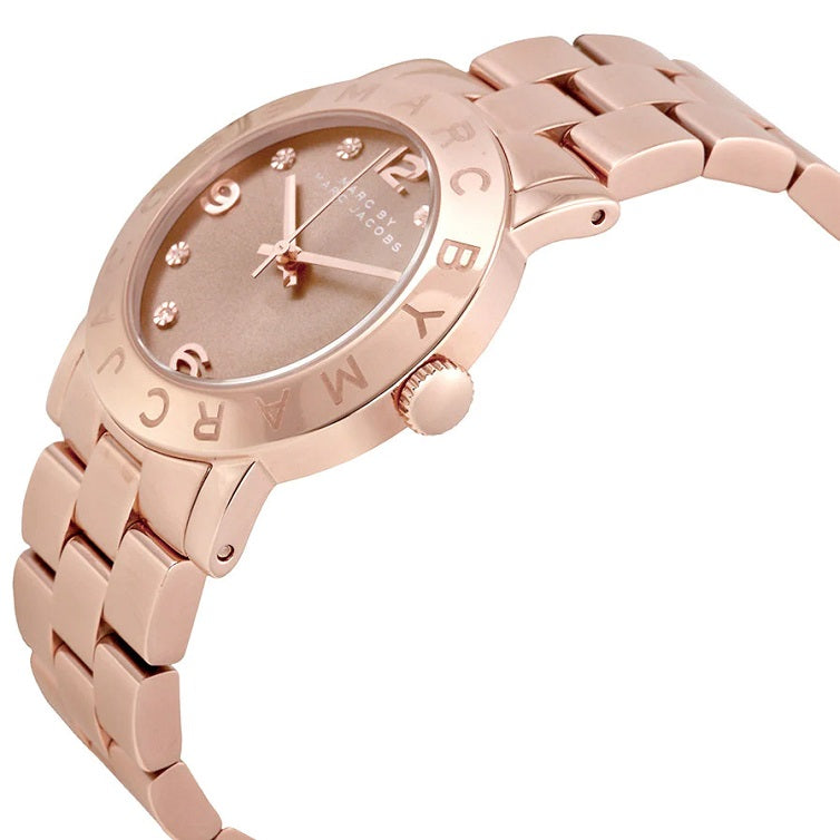 Marc jacobs amy 2024 watch rose gold