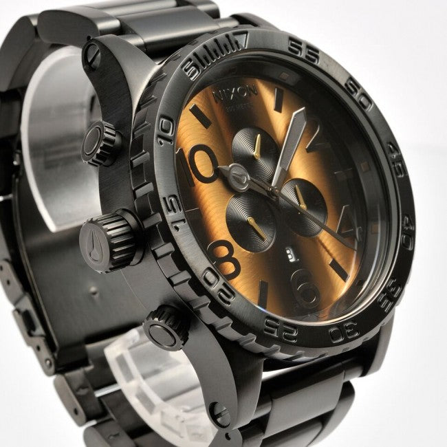 NIXON 51-30 CHRONO TIGER EYE - 通販 - solarenergysas.com.ar