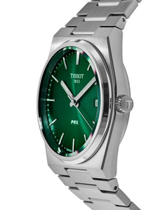 Tissot PRX Silver/ Green face Men's Watch - T137.410.11.091.00