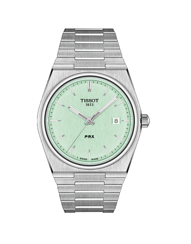 Tissot PRX Silver/ Light Green face Men's Watch - T137.410.11.091.01