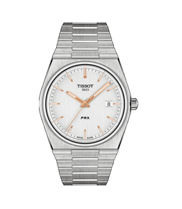 Tissot PRX Silver/ Rose Gold Men's Watch - T137.410.11.031.00