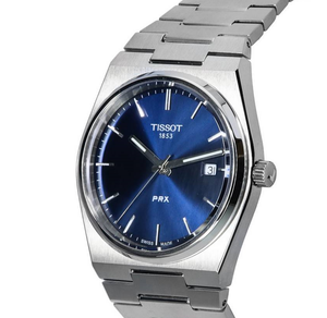 Tissot PRX Silver/ Dark Blue face Men's Watch - T137.410.11.041.00