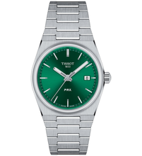 Load image into Gallery viewer, Tissot PRX Silver/ Green Womens Watch - T137.210.11.081.00