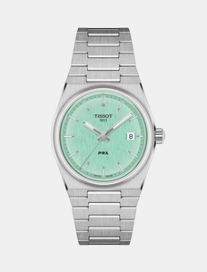 Tissot PRX Silver/ Light Green Womens Watch - T137.210.11.091.00