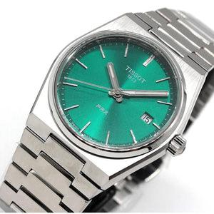 Tissot PRX Silver/ Green Womens Watch - T137.210.11.081.00