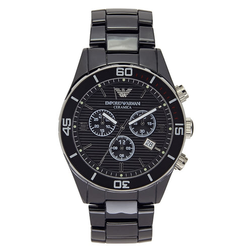 Emporio Armani Ceramica AR1421 Chronograph Mens Watch