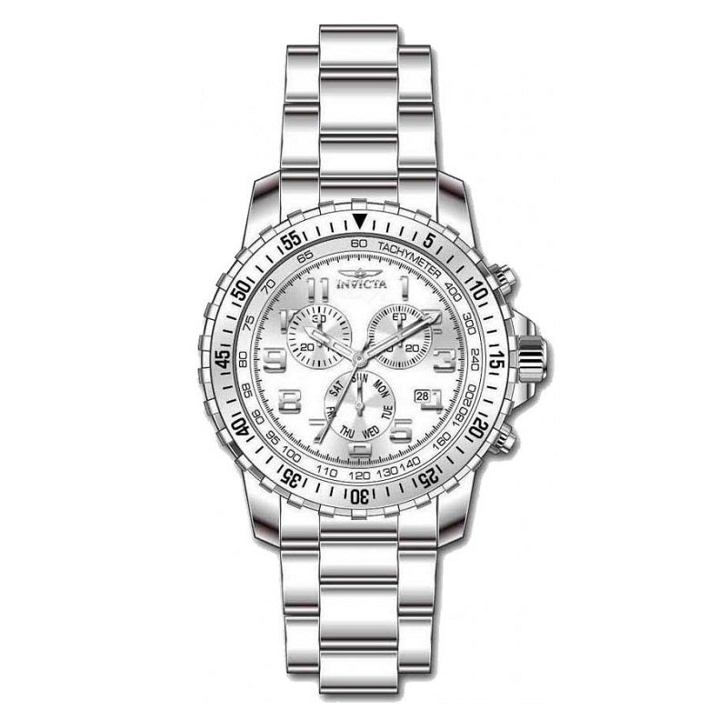 Invicta Specialty 6620 Mens Silver Chronograph Watch