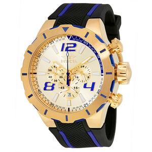 Invicta S1 Rally 20107 Mens Gold Chronograph Watch