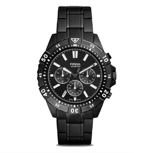 Fossil "Bronson" FS5773 Mens Black and White Chronograph Watch