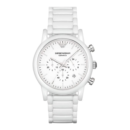 Emporio Armani Ceramica Luigi AR1499 Chronograph Mens Watch