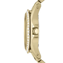 Load image into Gallery viewer, Fossil &quot;Riley&quot; ES3203 Womens Gold Crystal Watch