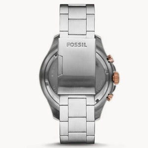 Fossil "FB-03" FS5768 Mens Silver, Black and Brown Chronograph Watch
