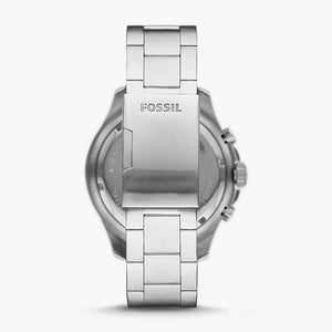 Fossil "FB-03" FS5767 Mens Silver, Black, Blue and Red Chronograph Watch