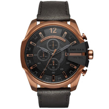 Load image into Gallery viewer, Diesel Watches | Mens Diesel Watch | DZ4459 Copper/ Black leather Mega Chief
