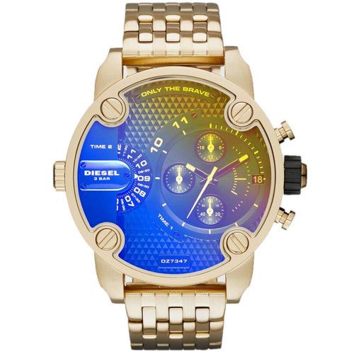 Diesel Watches | Mens Diesel Watch | DZ7347 Gold Iridescent Little Daddy