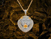 Load image into Gallery viewer, LIONS HEAD iced out Pendant and Chain