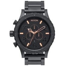 Load image into Gallery viewer, NIXON 51-30 CHRONO ALL BLACK / ROSE GOLD A083-957